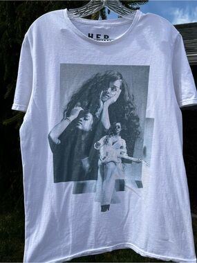 H.E.R. Music Graphic T-Shirt White The Thread Shop Sony Music